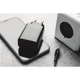 Fixed Lader PD Travel Charger 2xUSB-C 35W Svart