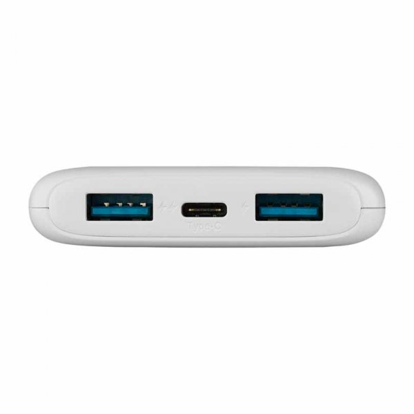Fixed Powerbank Zen 10 20W 10 000 mAh USB-C 2xUSB-A Hvit