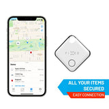 Fixed Tag Bluetooth Smart Tracker Find My Hvit