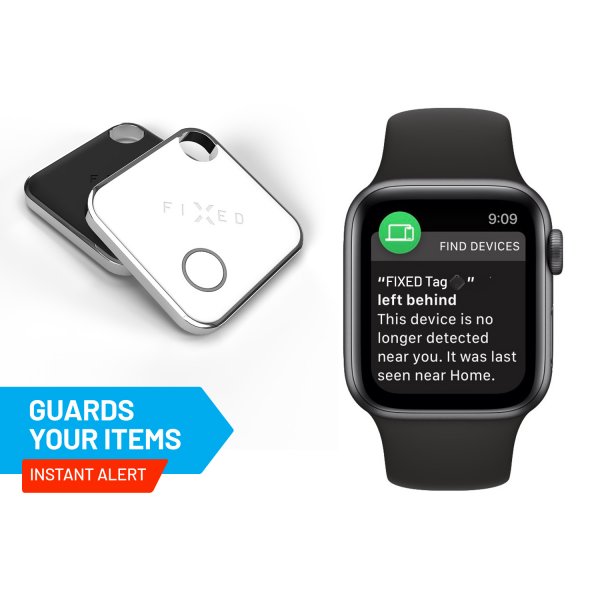 Fixed Tag Bluetooth Smart Tracker Find My Hvit