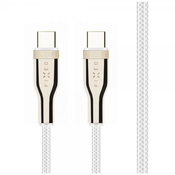 Fixed Kabel METAL Series USB-C/USB-C 1.2m Hvit