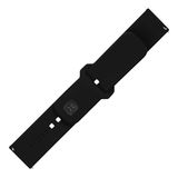 Fixed Samsung Galaxy Watch 22mm Armbånd Silicone Sporty Strap Svart