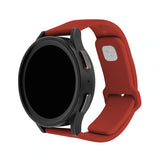 Fixed Samsung Galaxy Watch 22mm Armbånd Silicone Sporty Strap Rød