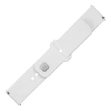 Fixed Samsung Galaxy Watch 22mm Armbånd Silicone Sporty Strap Hvit