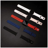 Fixed Apple Watch 44/45/46mm Armbånd Silicone Sporty Strap Rød