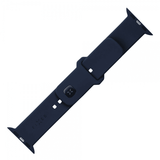 Fixed Apple Watch 44/45/46mm Armbånd Silicone Sporty Strap Blå