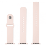 Fixed Apple Watch 38/40/41/42mm Armbånd Silicone Sporty Strap Rosa