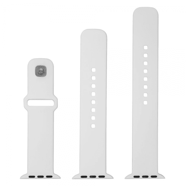 Fixed Apple Watch Ultra 1/2 49mm Armbånd Silicone Sporty Strap Hvit