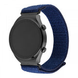 Fixed Samsung Galaxy Watch 20mm Armbånd Nylon Sporty Strap Blå