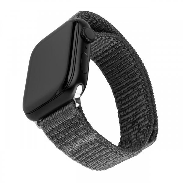 Fixed Apple Watch 44/45/46mm Armbånd Nylon Sporty Strap Grå
