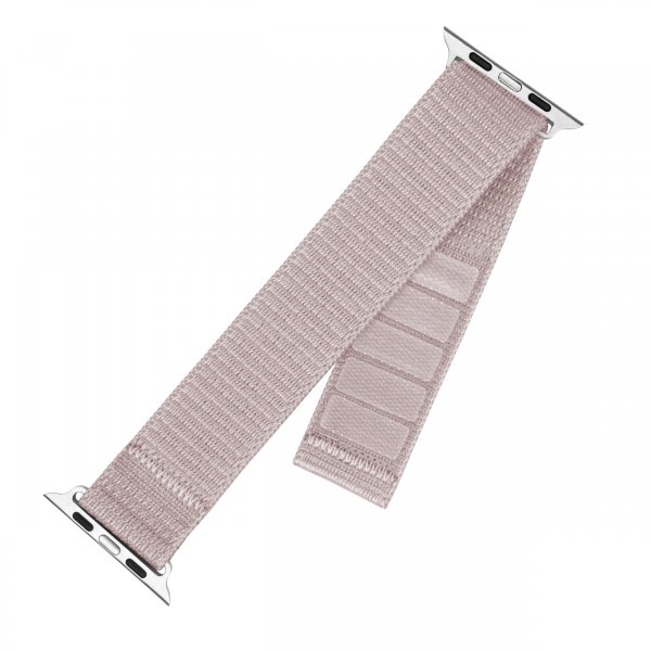 Fixed Apple Watch 38/40/41/42mm Armbånd Nylon Sporty Strap Rosa