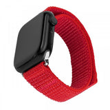 Fixed Apple Watch Ultra 1/2 49mm Armbånd Nylon Sporty Strap Rød