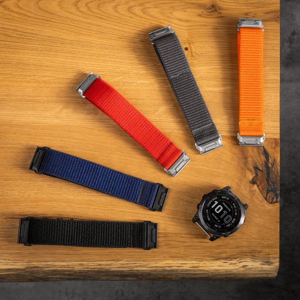 Fixed Garmin QuickFit 26mm Armbånd Nylon Strap Rød