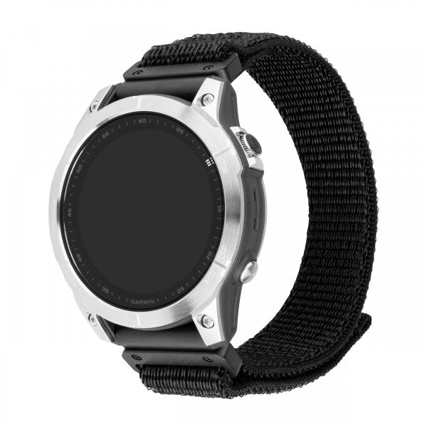 Fixed Garmin QuickFit 22mm Armbånd Nylon Strap Svart