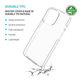 Fixed iPhone 15 Pro Deksel ReStory Transparent