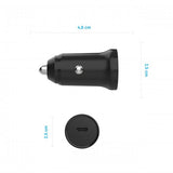 Fixed Mobillader til bil USB-C PD 3.0 30W