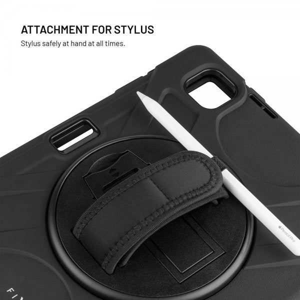 Fixed Samsung Galaxy Tab S6 Lite Deksel Rugged Tablet Case Svart