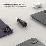 Fixed Mobillader til bil PD 65 2xUSB-C 65W