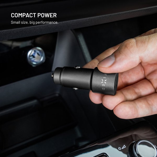 Fixed Mobillader til bil PD 65 2xUSB-C 65W