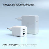 Fixed Lader Mini PD 65W GaN USB-A & USB-C