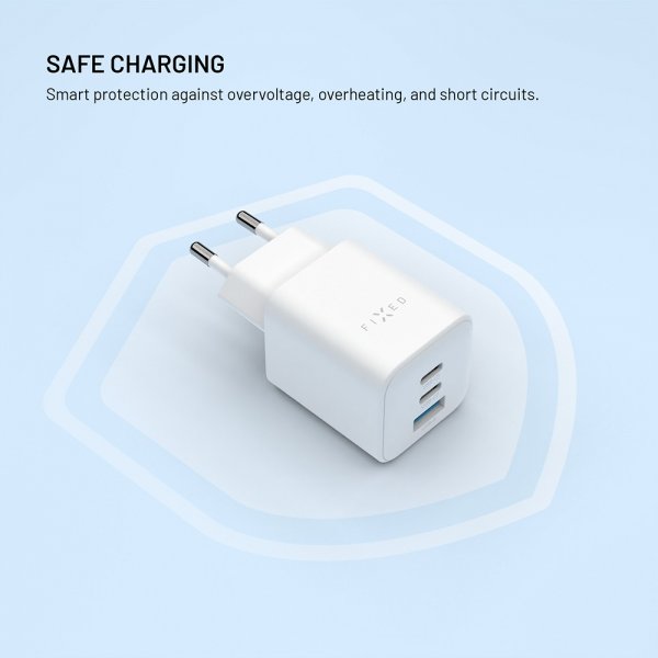 Fixed Lader Mini PD 65W GaN USB-A & USB-C
