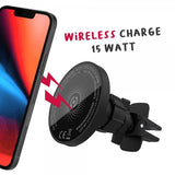 Celly Mobilholder til bil Car Holder with Wireless Charger 15W MagSafe