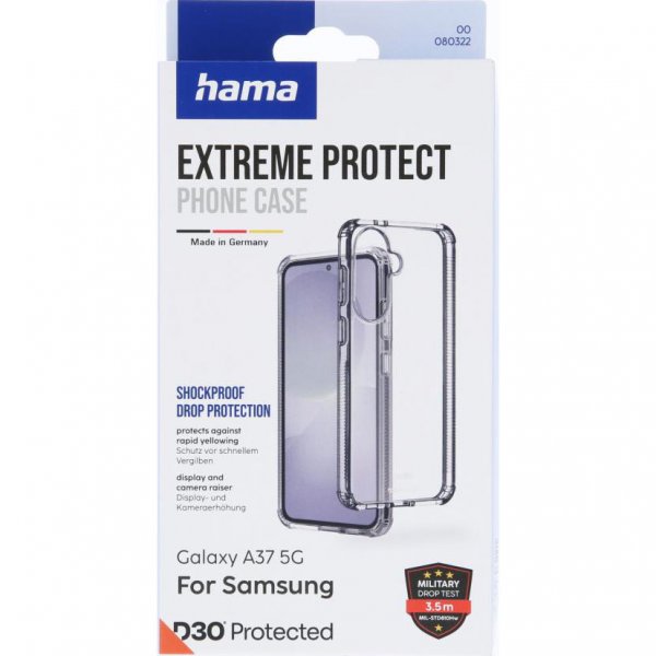 Hama Samsung Galaxy A37 Deksel Extreme Protect Transparent