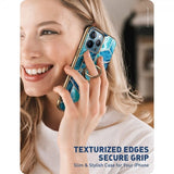 Supcase iPhone 13 Pro Deksel Cosmo Snap Blue Marble