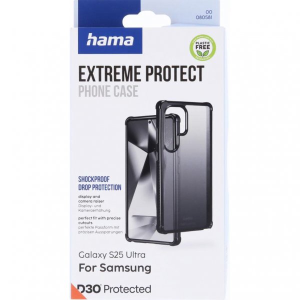 Hama Samsung Galaxy S25 Ultra Deksel Extreme Protect Transparent
