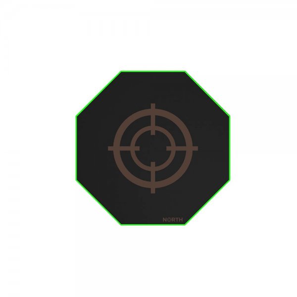 North Gulvmatte Pro Gaming Grön/Svart