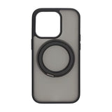 iPhone 14 Pro Deksel Roterbart Stativ Svart
