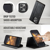 CaseMe iPhone 13 Pro Etui C49 Series Svart