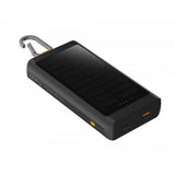 Xtorm Powerbank Solar Panel and Flashlight Go2 10 000 mAh 15W Svart