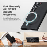 Pitaka Samsung Galaxy S23 Ultra Deksel MagEZ Case 3 Black/Grey Twill