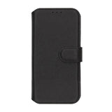 Rvelon iPhone 17 Pro Max Etui Ekte Skinn Svart