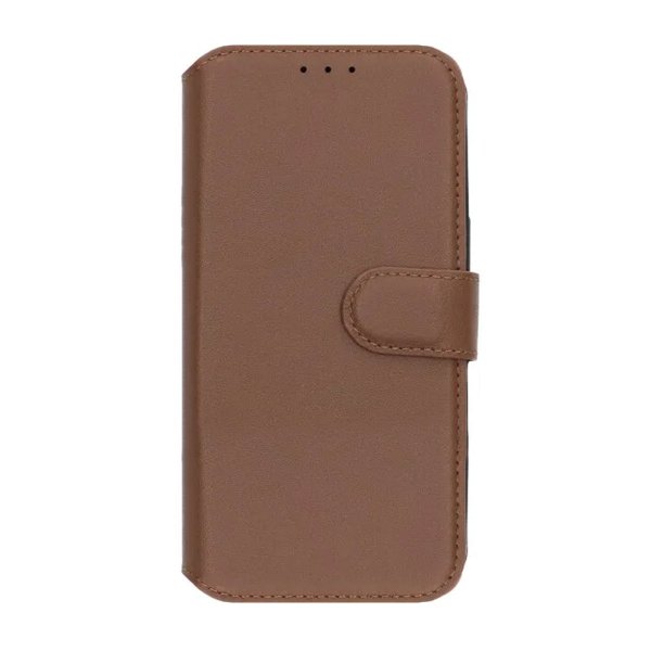 Rvelon iPhone 17 Pro Etui Ekte Skinn Brun