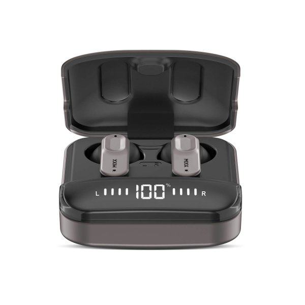 Mixx Trådløse Hodetelefoner StreamBuds Ultra Hybrid Black Gun Metal