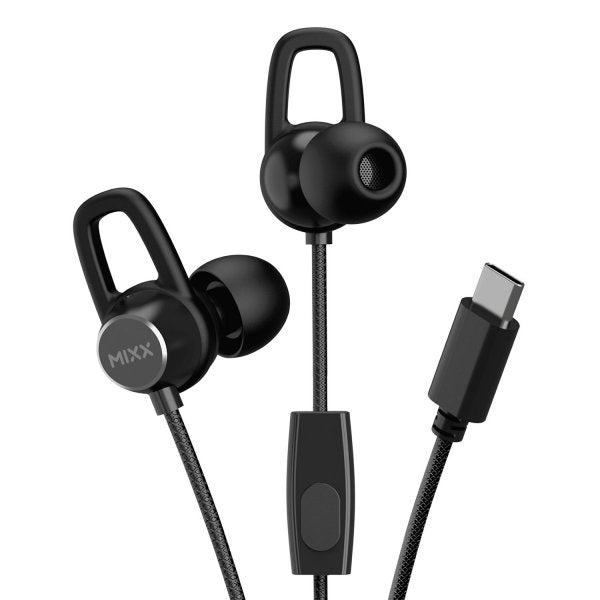 Mixx Kablede Hodetelefoner SoundPort USB-C Svart