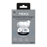 Mixx Trådløse Hodetelefoner StreamBuds Hybrid Charge 2 Hvit