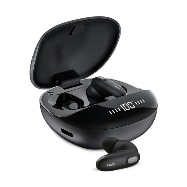 Mixx Trådløse Hodetelefoner StreamBuds Mini Charge 2 Svart