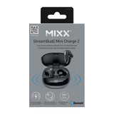 Mixx Trådløse Hodetelefoner StreamBuds Mini Charge 2 Svart