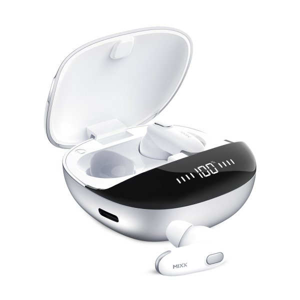 Mixx Trådløse Hodetelefoner StreamBuds Mini Charge 2 Hvit