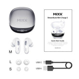 Mixx Trådløse Hodetelefoner StreamBuds Mini Charge 2 Hvit