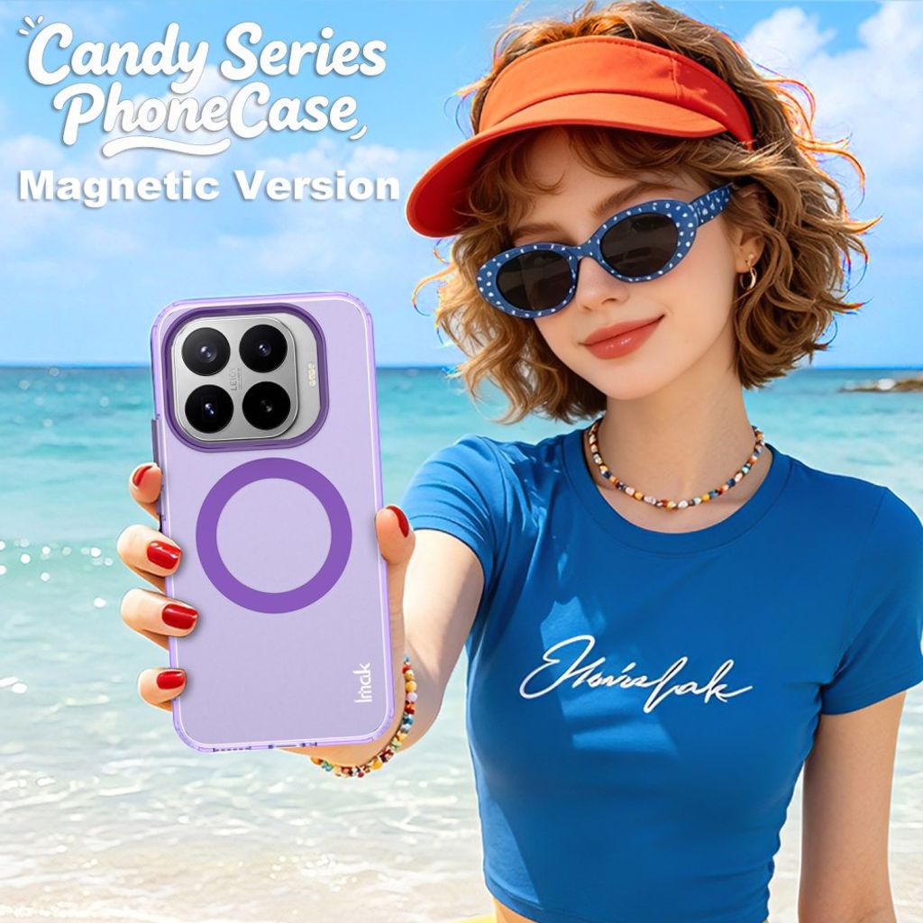 Imak Xiaomi 17T Deksel Candy Color MagSafe Lilla