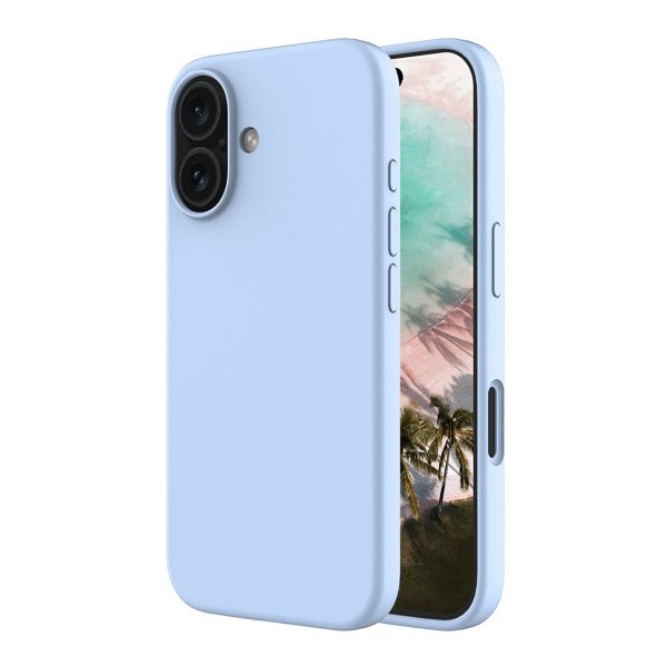 Rvelon iPhone 17 Deksel Silikon MagSafe Blå