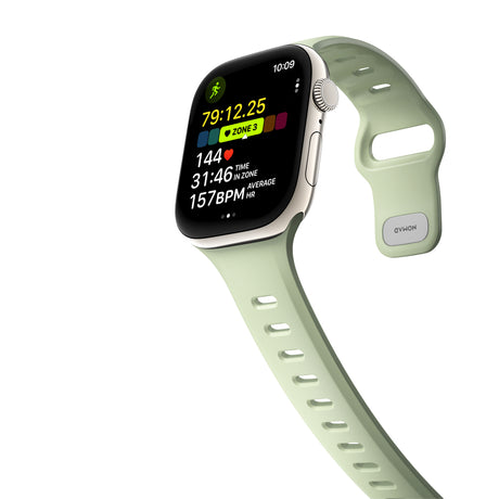 Nomad Apple Watch 44/45/46mm Armbånd Tempo Band Seagrass