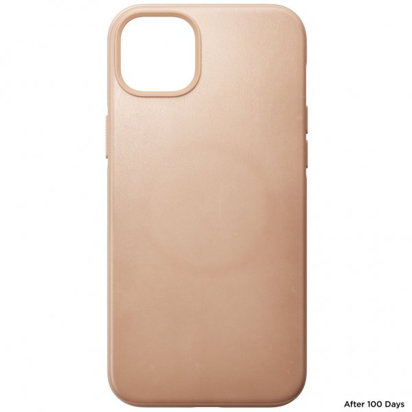 Nomad iPhone 14 Plus Deksel Modern Leather Case Natural
