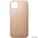 Nomad iPhone 14 Plus Deksel Modern Leather Case Natural