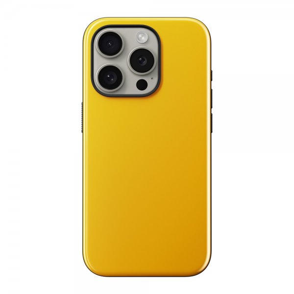 Nomad iPhone 15 Pro Deksel Sport Case Racing Yellow