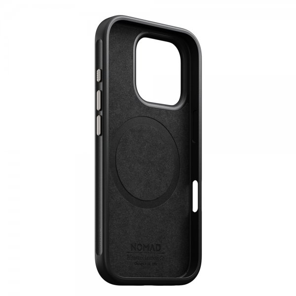 Nomad iPhone 16 Pro Deksel Modern Leather Case Horween Green Chrome